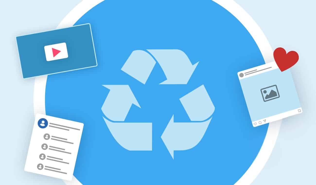 Social media content repurposing